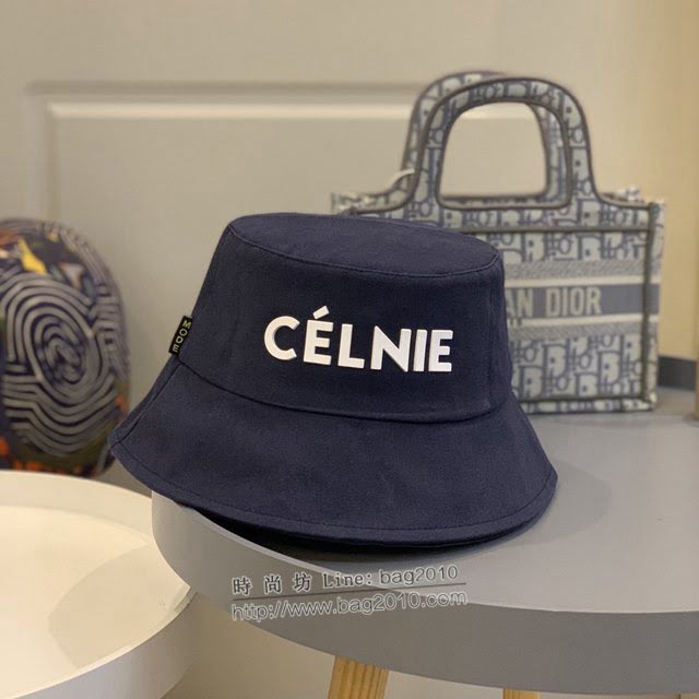 CELINE新品女士帽子 賽琳立體彩虹字母炫彩系列漁夫帽  mm1620